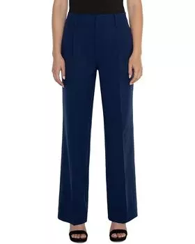 Брюки Liverpool Los Angeles Hi-Rise Pleated Trouser Luxe Stretch Suiting 32", цвет Galaxy