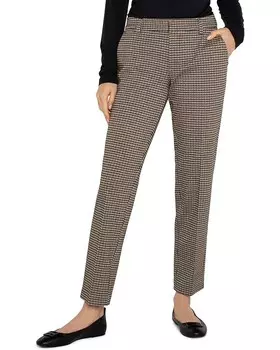 Брюки Liverpool Los Angeles Kelsey Mid-Rise Trouser Check Plaid Knit, цвет Blk/Tan Check