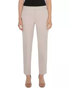 Брюки Liverpool Los Angeles Kelsey Trouser Mid-Rise Yarn Dye Knit 29", цвет Stone/Tan