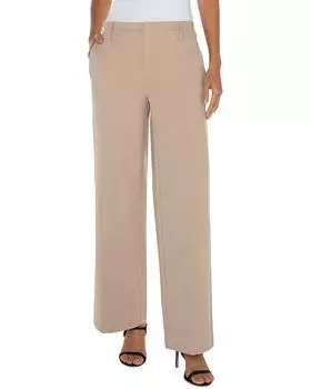 Брюки Liverpool Los Angeles Kelsey Wide Leg Trouser Ponte, цвет Biscuit Tan