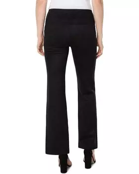 Брюки Liverpool Los Angeles Pearl Pull-On Flare Sueded Scuba Pant with Pin Tucks 31”, черный