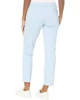Брюки Liverpool Los Angeles Petite Kelsey Straight Leg Trousers in Super Stretch Ponte Knit, цвет Misty Blue