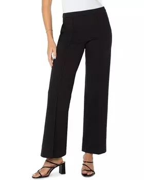 Брюки Liverpool Los Angeles Pull-On Wide Leg Trouser 31", черный