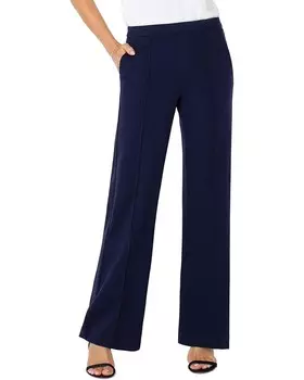 Брюки Liverpool Los Angeles Pull-On Wide Leg Trouser 31", цвет Cadet Blue