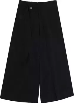 Брюки Loewe Luxury Cropped Belted Pants 'Black', черный