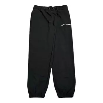 Брюки logo sweatpants 'black' Converse, черный