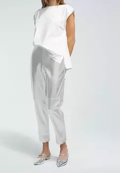 Брюки LOLA CASADEMUNT, серебристый