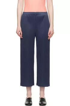 Брюки Loop Pleats Please Issey Miyake, синий