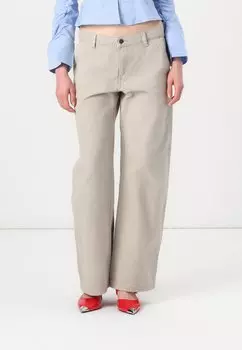 Брюки LOOSE CARPENTER Weekday, бежевый
