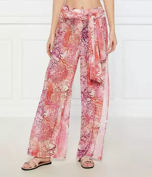 Брюки Loose fit Guess, розовый