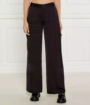 Брюки Loose fit Karl Lagerfeld, черный