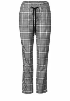 Брюки LOOSE FIT KARO Street One, серый металлик