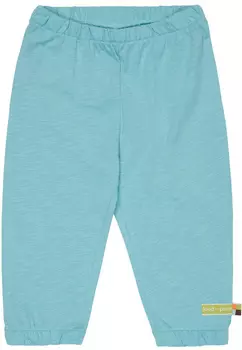Брюки Loud + proud из плотного трикотажа, голубой, 100% биохлопок
