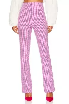 Брюки Lovers and Friends Torrance, цвет Pink Plaid Multi
