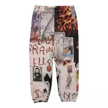 Брюки lsd spells sweatpants 'multi-color' Supreme, мультиколор