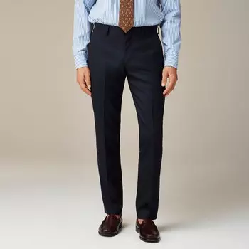 Брюки Ludlow облегающего кроя из итальянской шерсти J.Crew, синий