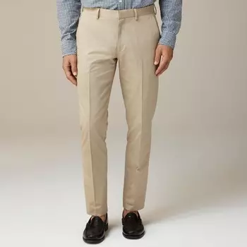 Брюки Ludlow slim fit из итальянского чинос J.Crew, хаки
