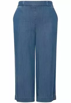 Брюки LYOCELL ELASTIC WAISTBAND Ulla Popken, светло-голубой