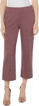 Брюки Mabel Pull-On Crop Straight Liverpool Los Angeles, цвет Mulberry Multi Houndstooth
