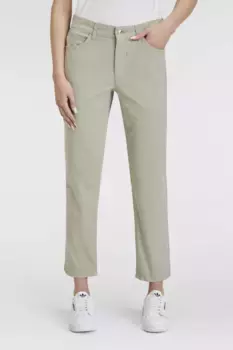 Брюки MAC 7/8 "Melanie Summer", укороченные в летнем стиле, цвет Dried Rosemary