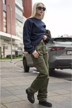 Брюки Madmext, хаки