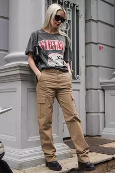 Брюки Madmext, кэмел