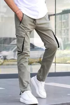 Брюки Madmext, зеленый