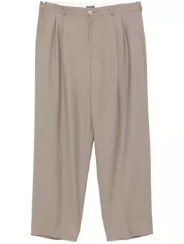 Брюки Magliano с двойной защипой, коричневый