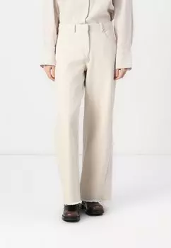 Брюки MAIN TROUSERS Weekday, молочный