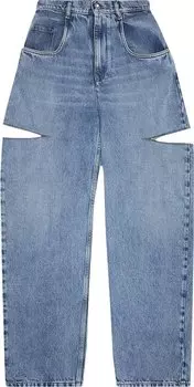 Брюки Maison Margiela Pants 5 Pockets, синий