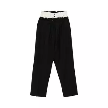 Брюки Maison Margiela Wool Pants 'Black', черный