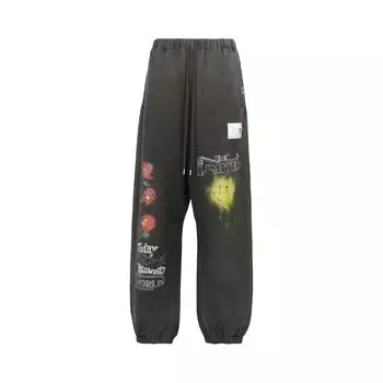 Брюки Maison Mihara Yasuhiro Vintage Like Черные