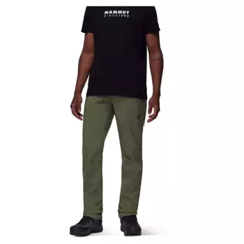 Брюки Mammut Runbold Winter Softshell, зеленый