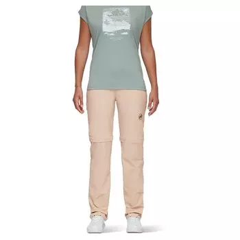 Брюки Mammut Runbold Zip Off, бежевый