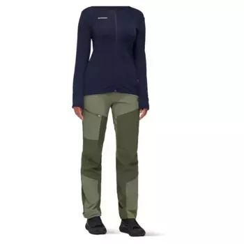 Брюки Mammut Zinal Hybrid Softshell, зеленый