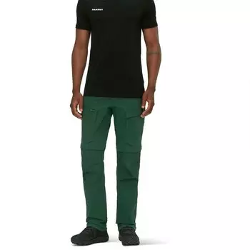 Брюки Mammut Zinal Hybrid Zip Off, зеленый