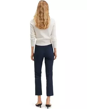 Брюки MANGO Atenas Trousers, темно-синий