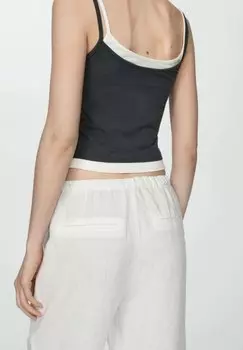 Брюки Mango, белый