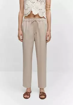 Брюки Mango, бежевый