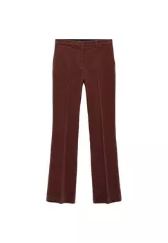 Брюки Mango, бордовый