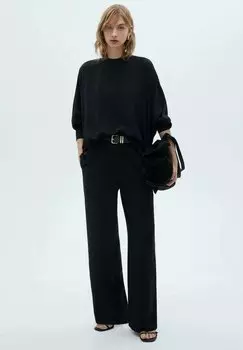 Брюки Mango, черный