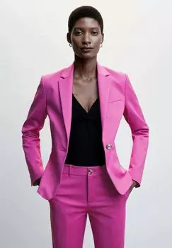 Брюки Mango, фиолетовый