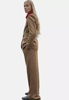 Брюки Mango, коричневый