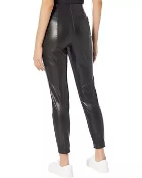 Брюки MANGO London Leggings, черный