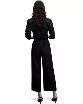 Брюки MANGO Lote Trousers, черный