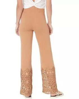 Брюки MANGO Medusa Pants, коричневый