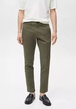 Брюки Mango, оранжевый