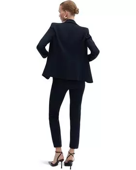 Брюки MANGO Paloma Trousers, темно-синий