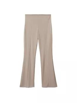 Брюки MANGO Regular Pants LEGA, светло-коричневый