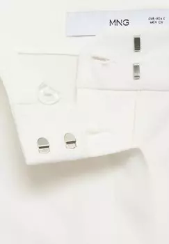 Брюки Mango, рото белые